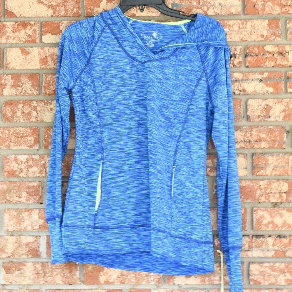 Tangerine blue top
